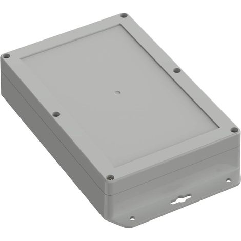 TRU COMPONENTS TC-10860980 Alloggiamento flangia Policarbonato Grigio luminescente 1 pz. (1/2)