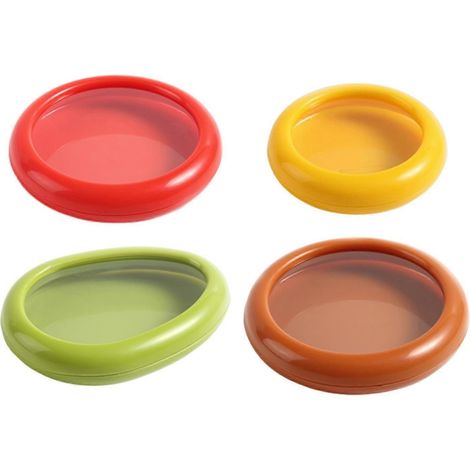 4x Organisateur de réfrigérateur réutilisable, kit unique, accessoires de cuisine, récipient pour légumes, bol de conservation pour réfrigérateur - FFY (1/4)