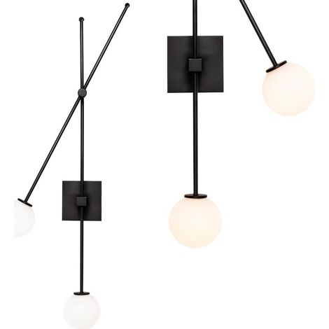 LÁMPARA DE PARED TOOLIGHT APP1595-2W KINKIET BLACK