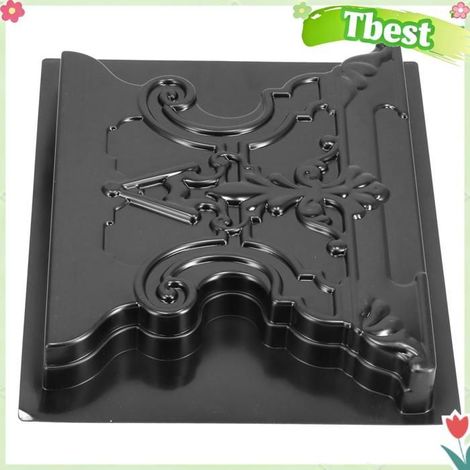 Tbest Moule à briques en plastique pour béton - Facile à démouler, décoration de jardin (1/5)