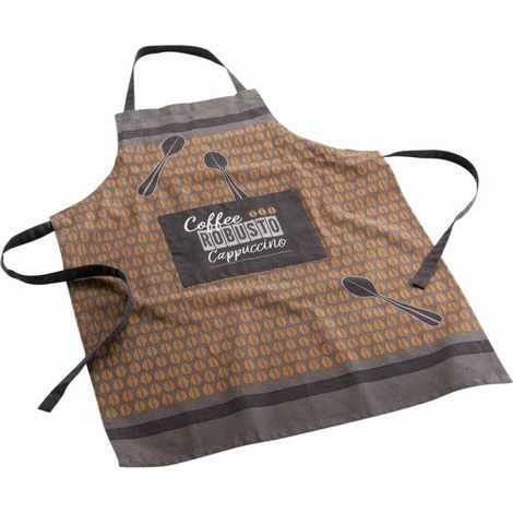 Tablier de Cuisine "Cappuccino" 84cm Marron (1/3)