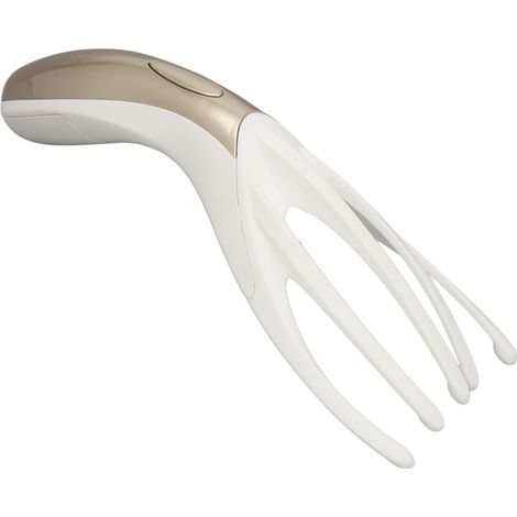 Mini masseur électrique portable pour le cuir chevelu, avec tête de massage vibrante en forme de griffe, pour se détendre et soulager le stress. (1/5)