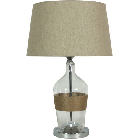 Lampada da tavolo Candellux ECO 41-21519 cromo/grigio
