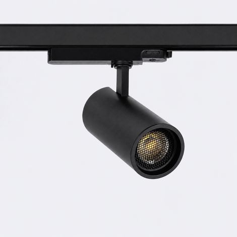 Foco Carril LED Trifásico 20W Fasano Antideslumbramiento CCT Seleccionable Regulable Negro (2700K - 3200K - 4000K) Seleccionable (1/4)