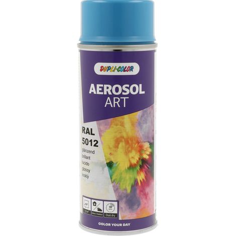 DUPLI-COLOR - Peinture spray ART RAL 5012 Brillant - 733017 - Ce produit de marque DUPLI COLOR est neuf.