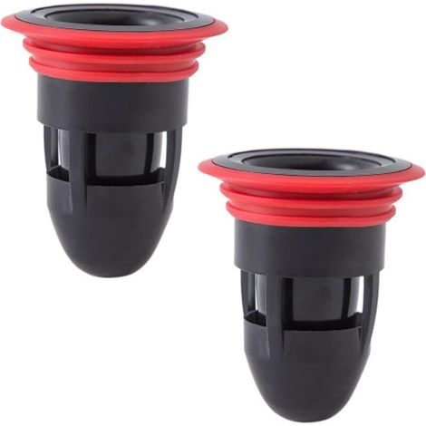 Bouchon Anti-Odeur pour Évier et Siphon de Sol, Lot de 2, Clapet Anti-Retour 41-50 mm, Étanche et Anti-Mauvaises Odeurs (1/4)