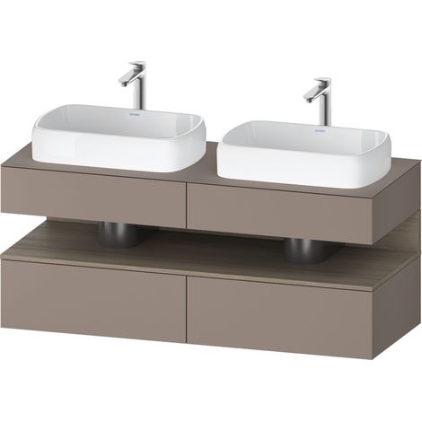 Lavabo consola Collection One de Duravit, 2 extraíbles, 2