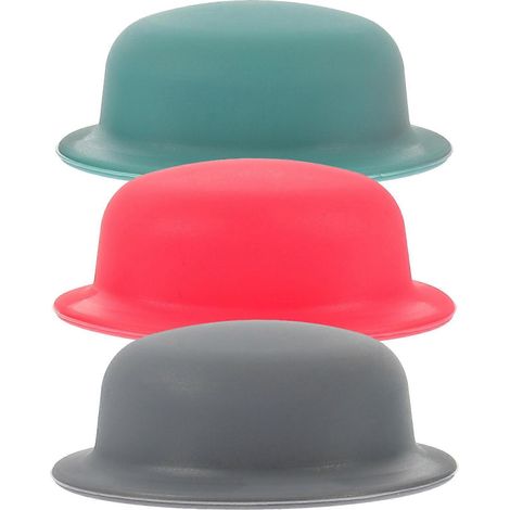 Lot de 3 couvre-boutons en silicone anti-brûlure pour couvercles de casseroles, résistants à la chaleur.-7.00X7.00X3.00CM (1/3)