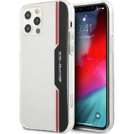 AMG AMHCP12MTVLBR iPhone 12/12 Pro 6.1estuche rígido transparente Electroplate Vertical (1/5)