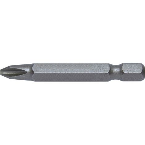 Conector semi-duro, para Tornillo Phillips 1/4'' PH, con zona de torsión, 50 mm de largo, dimensiones : PH 2