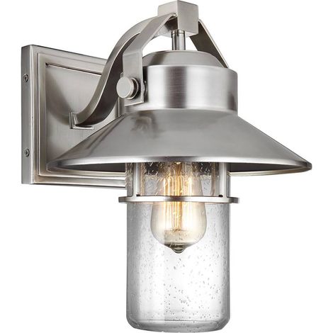 Applique esterno Boynton Feiss acciaio E27 60W IP44 (1/5)