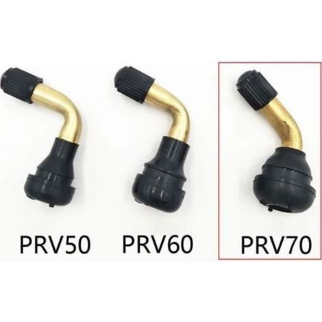Valve de pneu tubeless en laiton - Angle droit 90 degrés Facile à installer - Moto et voiture - Lot de 6 (1/4)
