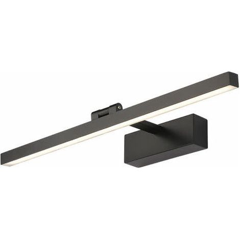 Applique murale salle de bain 40 cm – 9W LED 3000K/4000K/6000K – Métal noir – Flux lumineux 585lm – Angle d'éclairage 120° - Ac100-240V (1/5)