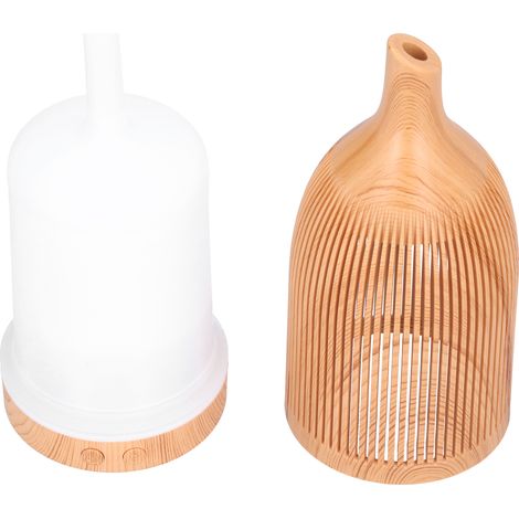 Ätherisches Öl-Diffusor 200 ml, farbige LED-Beleuchtung, automatische Abschaltung bei Wassermangel, Fernbedienung, 35 dB leise, Aromatherapie-Diffusor für Zuhause, Büro, EU-Stecker 100–240 V (1/5)