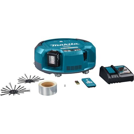 Makita – Robot aspirateur 500m² 18V – Double mode de nettoyage – Réservoir 2,5L – Autonomie 230 minutes – DRC200RT (1/4)