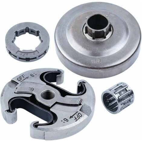 Kit di cuscinetti a rullini per tamburo frizione, pignone frizione, corona, per motoseghe Husqvarna 340 345 346XP 350 351 353 445 450 E (1/5)