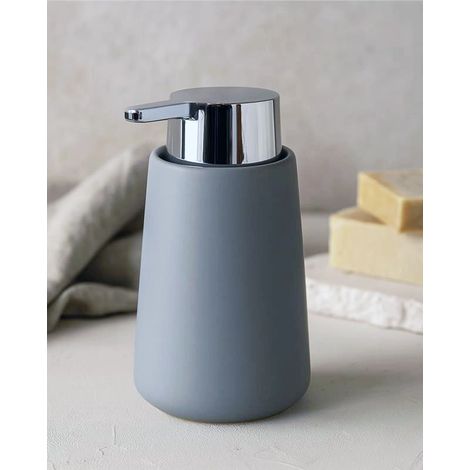 Dispenser sapone in ceramica grigio Sidney (1/2)