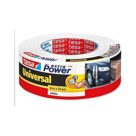 tesa UNIVERSAL 56389-00002-06 Gewebeklebeband tesa® extra Power Weiß (L x B) 50 m x 50 mm 1 St.