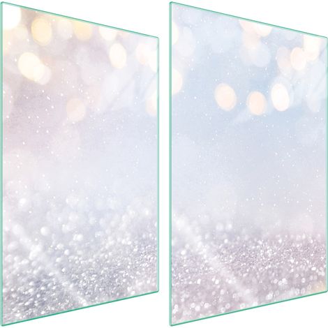 Plaque de protection en verre pour cuisine 2x35x52 lumière (1/5)