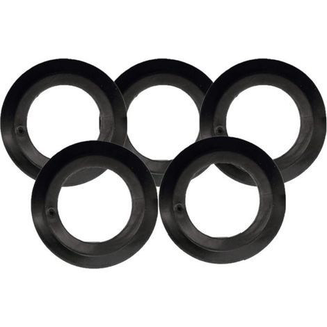 Lot de 5 joints d'étanchéité pour bonde de baignoire, lavabo, lavabo de salle de bain, joint à lèvre, joint en caoutchouc pour filtre à panier (1/5)