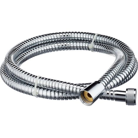 1 - Flexible De Douche - Tuyau Métallique - Finition Chromée - Anti-torsion Résistant 5 Bars 125cm