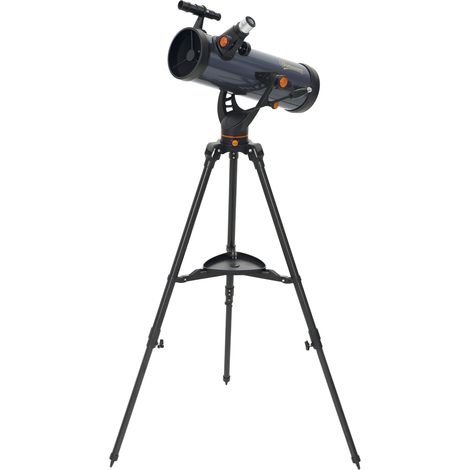 Télescope à réflexion 114 mm - 2 oculaires chercheur aluminium bleu foncé