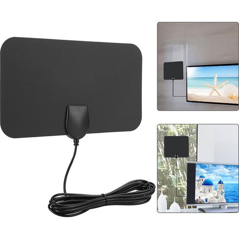 2Pcs Antenne TV Numérique Mini Portable HD 4K pour Téléviseur Intérieur (1/5)