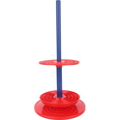 Support de Pipettes 98 Trous Rouge, Rack de Laboratoire pour Pipettes, Porte-Éprouvettes, Accessoire de Paillasse, Organisateur de Station (1/5)