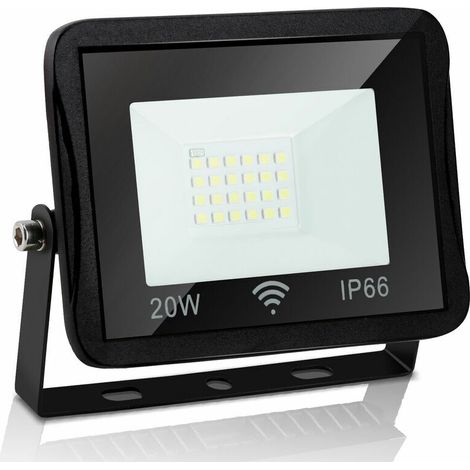 Hengda Spot LED Détecteur de Mouvement Extérieur 20W LED Setlight Extérieur Balises Blanc Chaud Superhell Capteur Lumières IP66 Étanche Éclairage Extérieur Gang Sul Warehouse - Schwarz (1/4)