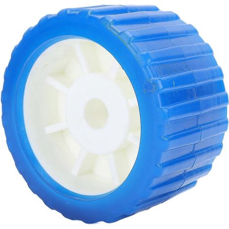 Rouleaux pour remorque de bateau, rouleau oscillant à nervures en PU, rouleau marin à nervures résistant à l'usure, résistant aux hautes températures pour bateaux