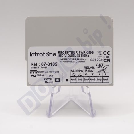 Récepteur radio pour motorisation 70105 – Accès sécurisé pour parking individuel, portail motorisé et porte de garage – Compatible télécommandes HF Intratone