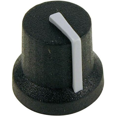 Tête de bouton rotatif Cliff CL170844CR noir, gris (Ø x H) 16.8 mm x 14.5 mm 1 pc(s) D71452 (1/4)