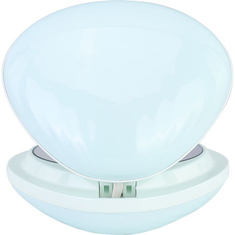 Chauffe-mains portable multifonctionnel 3 en 1, batterie externe, miroir cosmétique avec port USB (bleu) (1/5)