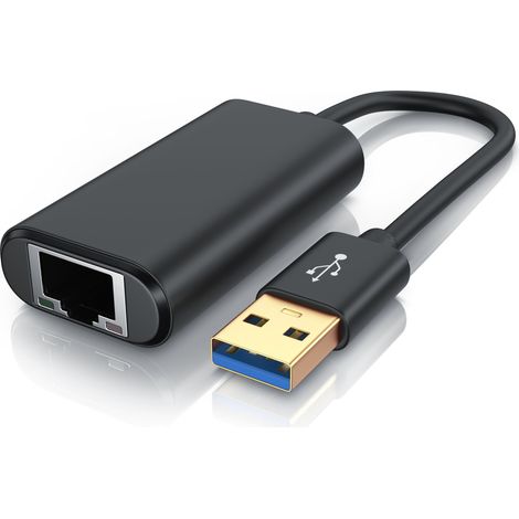 Primewire Netzwerk-Adapter, USB 3.0 auf RJ45 Buchse Netzwerkadapter kompatibel zu Nintendo Switch, 12 cm (1/3)