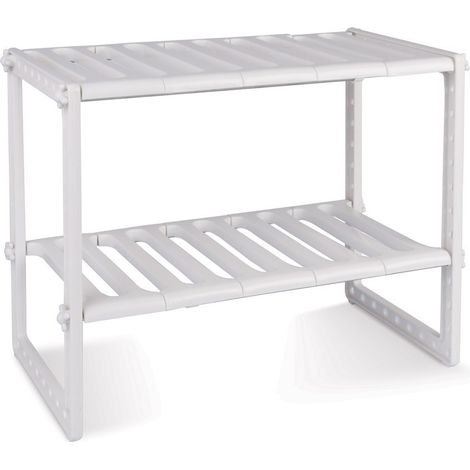 Estantería modular 50x70x40 cm con 2 estantes para debajo del fregadero (1/4)