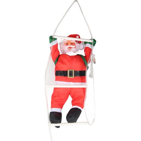 Échelle lumineuse LED, pendentif Père Noël, présentoir de vitrine pour décorations de Noël (1/5)