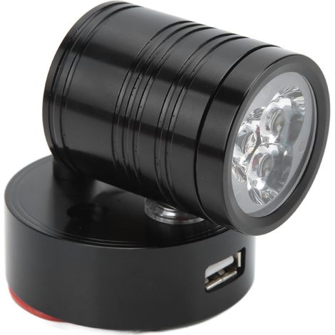 Lampe de lecture LED RV blanc chaud avec variateur tactile 10‑30V 3W pour camping‑car, bateau, camion, chambre noire (1/5)