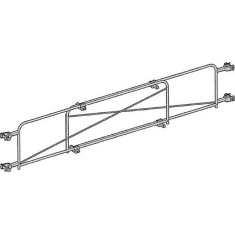 Altrad – Barrière de chantier coulissante 2m10 à 3m50 – Pour chantiers humides – Installation rapide et sécurisée – Poids 14Kg