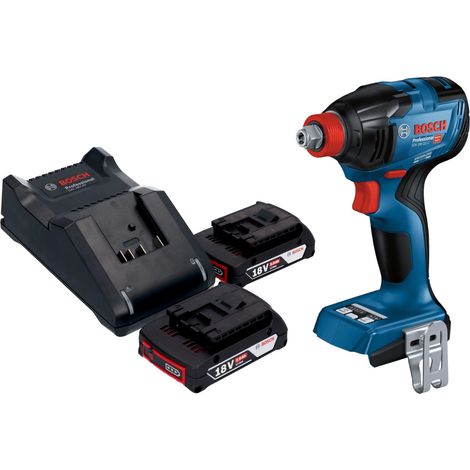 Bosch GDX 18V-210 C Avvitatore a impulsi professionale a batteria 18 V 210 Nm brushless + 2x batteria ricaricabile 2,0 Ah + caricabatterie