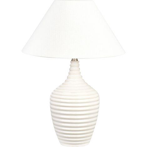 Table Lamp CELESTE Ceramic Beige (1/5)