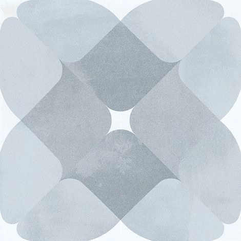Carrelage effet carreau ciment POP TILE CAVEREN 15x15cm 15x15cm Bleu PâleSatiné- Boîte de 1 m2 (1/5)