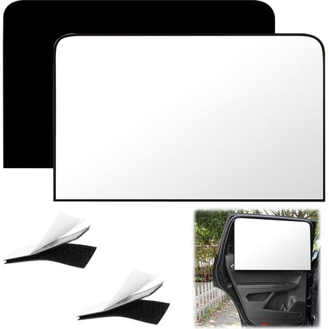 Magnetischer Sonnenschutz Auto 2 Stück 80x50cm UV- & Hitzeschutz für Seiten-/Heckscheibe (1/5)
