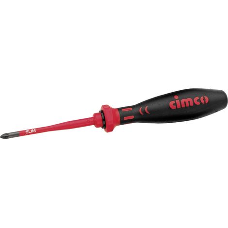 Cimco  117780 VDE Kreuzschlitz-Schraubendreher 1 Klingenlänge: 80 mm