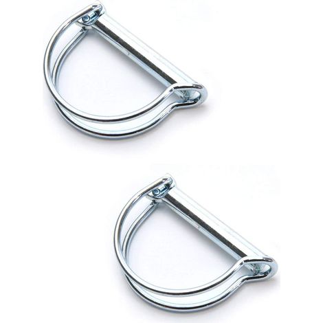 2x goupille de fraise diamètre 7mm x longueur 42mm acier tondeuse tracteur motoculteur