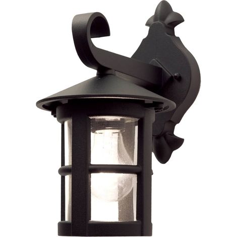 Elstead Hereford - Lanterna da parete per esterni 1 luce con luce nera IP43, attacco E27 (1/5)