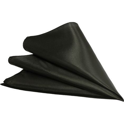 Juego de 10 servilletas cuadradas de satén, suaves y elegantes, ideales para bodas, cenas, restaurantes y fiestas. Dimensiones: 48 cm x 48 cm. (1/5)
