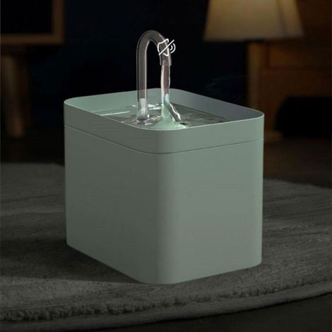 Fontaine à eau pour chat ultra silencieuse 1.5 L, filtre adapté pour chats, chiens et oiseaux, pompe silencieuse, accessoire pour animaux de compagnie 1.5 L (1/5)