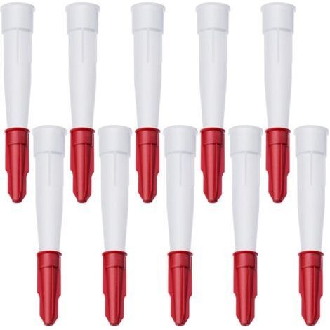 10 Pièces Embouts de Cartouche, Buse de Remplacement en Silicone, Buses Calfeutrage Plastique, Silicone Cartouche Douilles pour la Cuisine, la Maison (1/5)