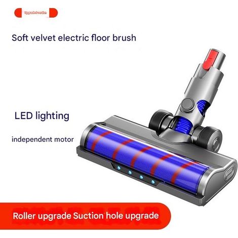 Adecuado para aspiradoras Dyson V10slim y V12slim. Cepillo de succión suave para repuesto de cepillo de aspiradora. 1 pieza.
