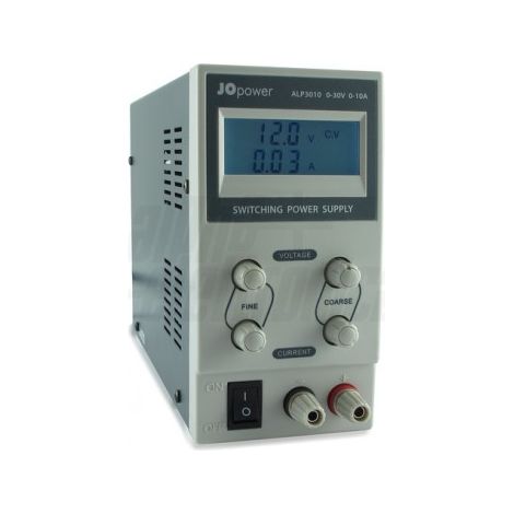 Alimentatore da laboratorio a tensione e corrente regolabili 0-30V 0-10A